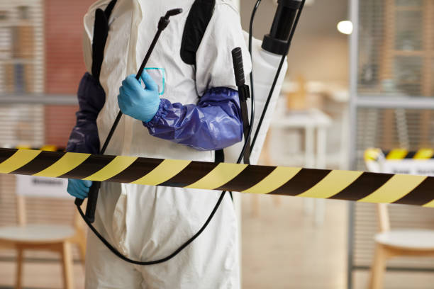 Professional Trauma Scene Cleanup technician working in Aurora, UT